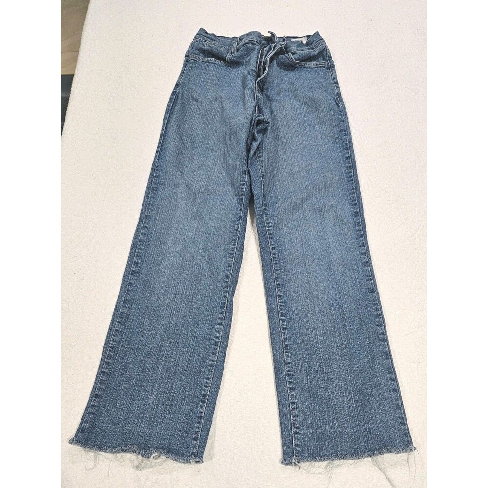 NYDJ Not Your Daughter’s Jeans 6P Petite Made USA Raw Hem Stretch Jeans